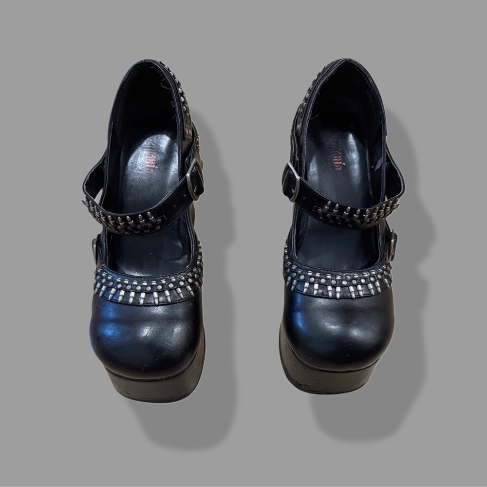 RARE!! Vintage Black Demonia Emily Platforms Size 8-9SOLD!!!